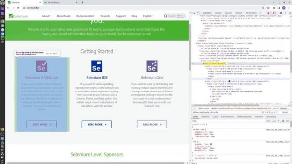 Селекторы работа с селекторами. Нахождение элементов с помощью selenium.