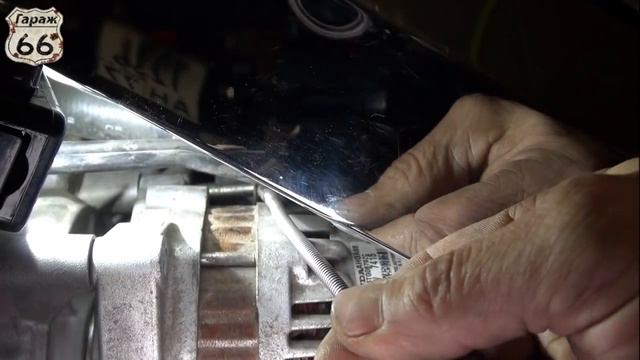 Замена генератора Goldwing1800