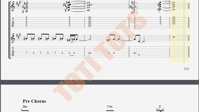 All I Want For Christmas - Liam Payne (Guitar Tutorial & Tablature)