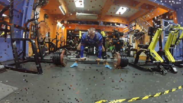Тренировка по Становой тяге на раз 300kg в 5 подходах