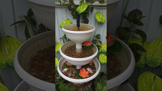 Садовый каскадный фонтан своими руками! Всего за 3500! смотреть онлайн