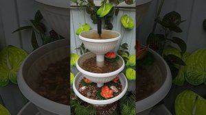 Садовый каскадный фонтан своими руками! Всего за 3500!