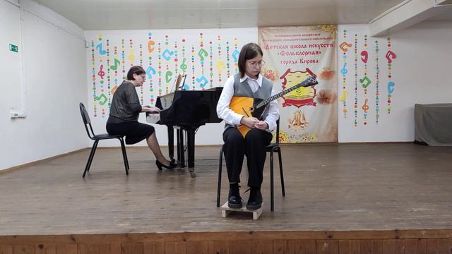 НАТХНЕННЕ РОДНАГА КРАЮ - Щербакова Анна, Г. Телеман Соната, р.н.п. "Не браните меня" смотреть онлайн