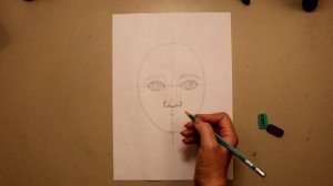 Как нарисовать лицо человека Пропорции лица Урок для детей