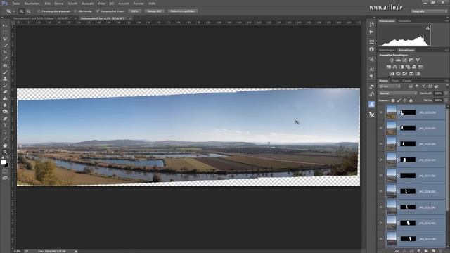Ein Panorama mit Photoshop CC erstellen смотреть онлайн