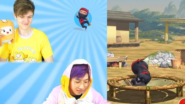 NOOB vs PRO vs HACKER In CLUMSY NINJA! (FUNNIEST APP GAME EVER!) смотреть онлайн