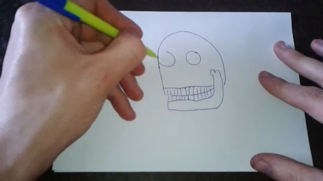 Как поэтапно нарисовать ЧЕРЕП для начинающих и детей? How to DRAW a SKULL смотреть онлайн