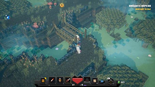 Minecraft Dungeons: Ппрохождение от Кабачка! Часть 1 (Леса Криперов и Мокрое Болото) смотреть онлайн
