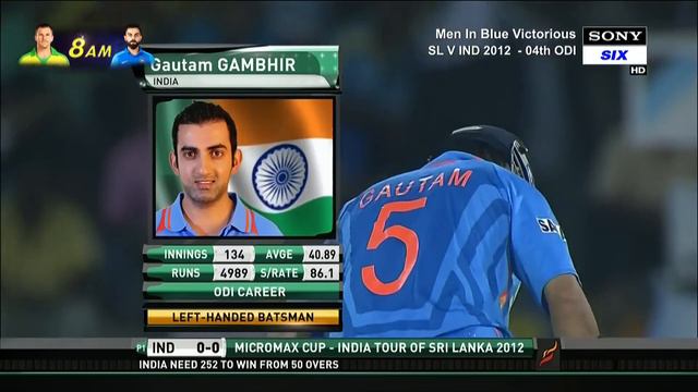 Virat Kohli 128*(119) | IND v SL 4th ODI at the Colombo 2012 | *HD Full Match Highlights смотреть онлайн