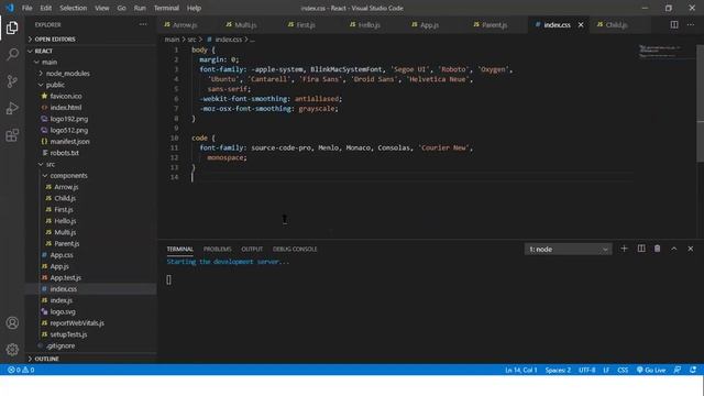 SASS and CSS in React смотреть онлайн