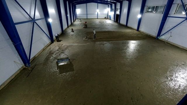 Полы в ангаре 4