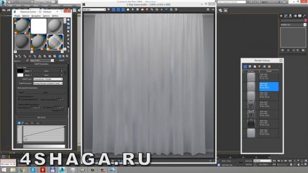 3D / 3Ds Max | Создание 9 Реалистичных Материалов Тюля (VRay)