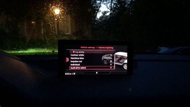 2019 Audi Ambient Lighting Tutorial (Custom Interior Lighting!!)
