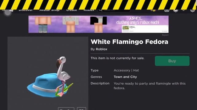 [PROMO CODE]How to get the White Flamingo Fedora!|Roblox смотреть онлайн