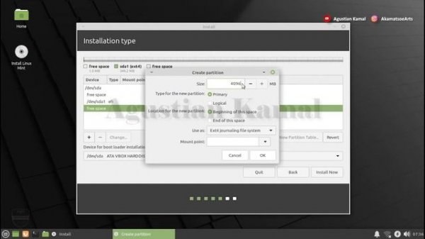 Manual Partition Linux Mint | GPT UEFI | MBR LEGACY | Single Boot Linux Mint Install | Beginners