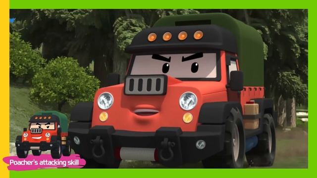 Poacher's attacking skill!! | Transforming Poacher | TOY POLI смотреть онлайн