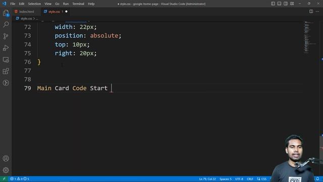 how to create google homepage using html and css | Part-03 web design in html and css смотреть онлайн