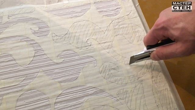 Льняной узор из шпатлевки своими руками – идея для декора Акцентной стены смотреть онлайн