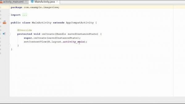 How To Use ImageView in Android Studio | Load and Import Image in Android Studio