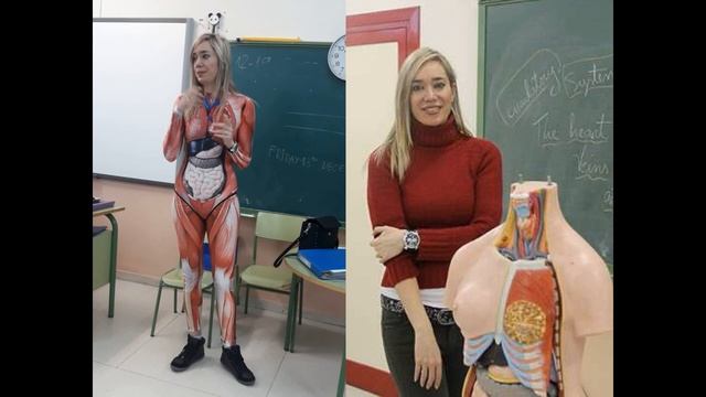 Учительница анатомии из Испании взорвала интернет! смотреть онлайн
