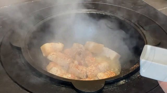 Картошка с грудинкой в казане - это нужно попробовать! смотреть онлайн