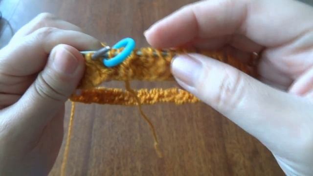 Вяжем снуд в 1 оборот ложным патентным узором смотреть онлайн