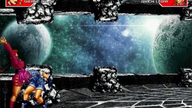 KOF Mugen Shermie Orochi VS Orochi Leona The King Of Fighter смотреть онлайн