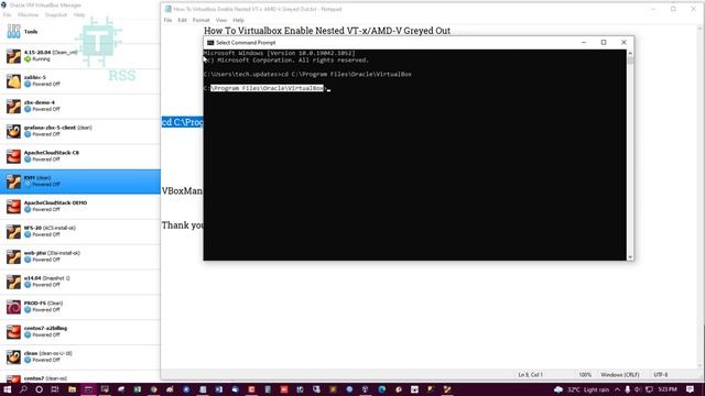 How To Virtualbox Enable Nested VT-x AMD-V Greyed Out смотреть онлайн