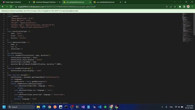 D365 VS Code like Webresource Editor using Monaco смотреть онлайн