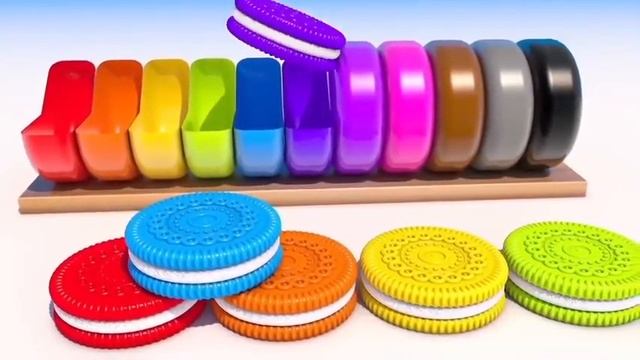 Учим Алфавит с 3D печеньем на английском. Развивающие и обучающие видео обзоры для детей