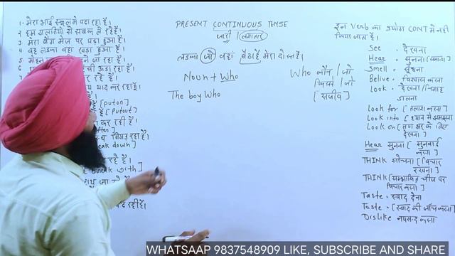 present continuous tense by Gurdev singh смотреть онлайн