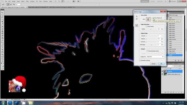 Adobe Photoshop Tutorial - How To Change Background with Refine Edge & Masking hair Tools смотреть онлайн