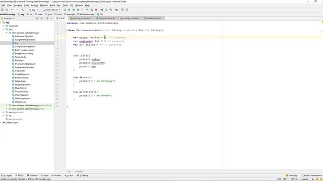 Kotlin Beginner | Kotlin | Training | Learn Kotlin By Making App | Primary Constructor смотреть онлайн