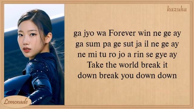 LE SSERAFIM FEARLESS Easy Lyrics смотреть онлайн