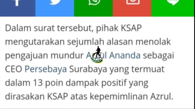 PENGUNDURAN AZRUL ANANDA DITOLAK!!.#persebaya #membacaberita #podcast смотреть онлайн