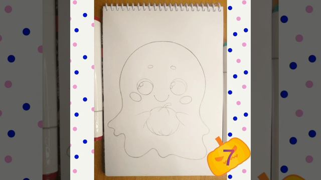 Пошаговый урок Хэллоуин.🎃 смотреть онлайн