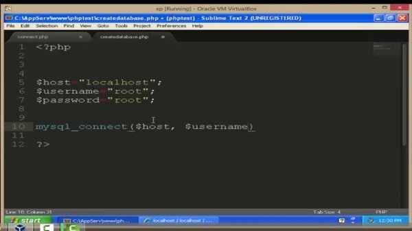الدرس الثالث عشر _ انشاء قاعدة البيانات [قسم قواعد البيانات دورة لغة ال php]