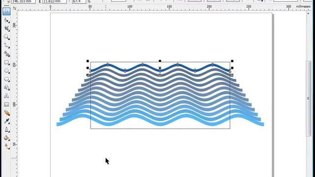05-COREL DRAW TUTORIAL "MAKING VECTOR WAVES" смотреть онлайн