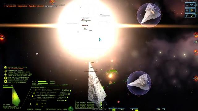 Starsector Star Wars mod Fleet Battle #2 смотреть онлайн