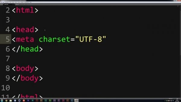 How to start an HTML5 document - Learn HTML front-end programming