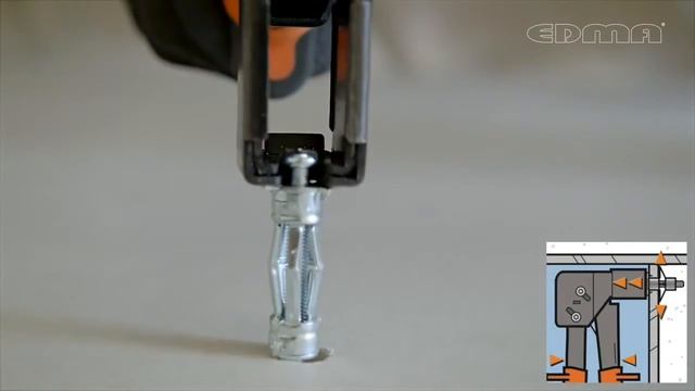 Профессиональный инструмент для металлических распорных анкеров EDMA SUPRA-FIX 023155 смотреть онлайн