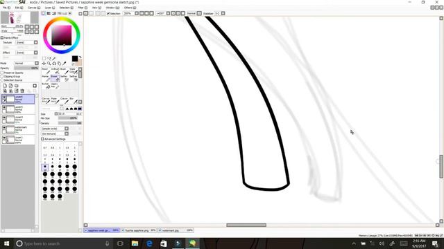 GEMSONA SATURDAY | Fuchsia Sapphire (Sapphire Week) [SPEED PAINT] смотреть онлайн