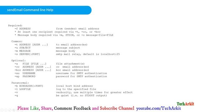 sendEmail | Simple utility to send emails from Linux Command Line | Tech Arkit смотреть онлайн