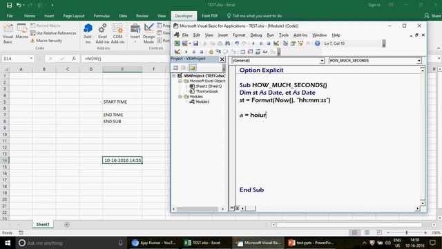 Learn Excel - Video 236 - How to record the Time taken by a Macro смотреть онлайн