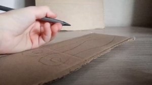 как сделать нож кунай из картона /тутор @BMXVSETI