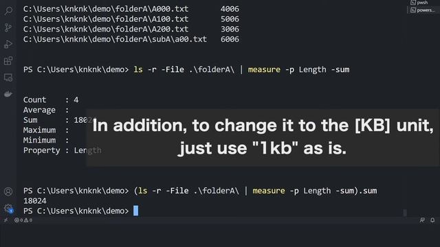 【 PowerShell one-line tips】How to calculate the total file size for each folder? (Level 1) смотреть онлайн