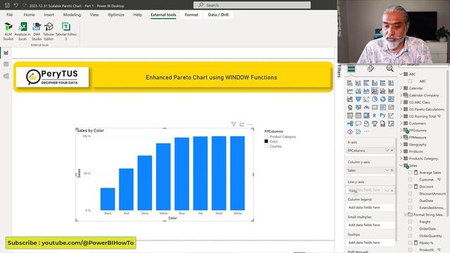 Dynamic ABC Analysis using WINDOW function in Power BI: Any Metric Any Dimension |PeryTUS - Power B смотреть онлайн