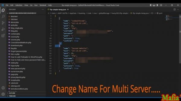 How to setup FTP In VS Code | FTP-Simple in Visual Studio Code - Connect, Edit, Upload | cwc