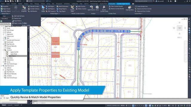Nouveautés de Civil 3D 2022.1 : Améliorations des couloirs смотреть онлайн