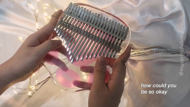 DRIVERS LICENSE - Olivia Rodrigo | FULL Kalimba Cover With Tabs And Lyrics